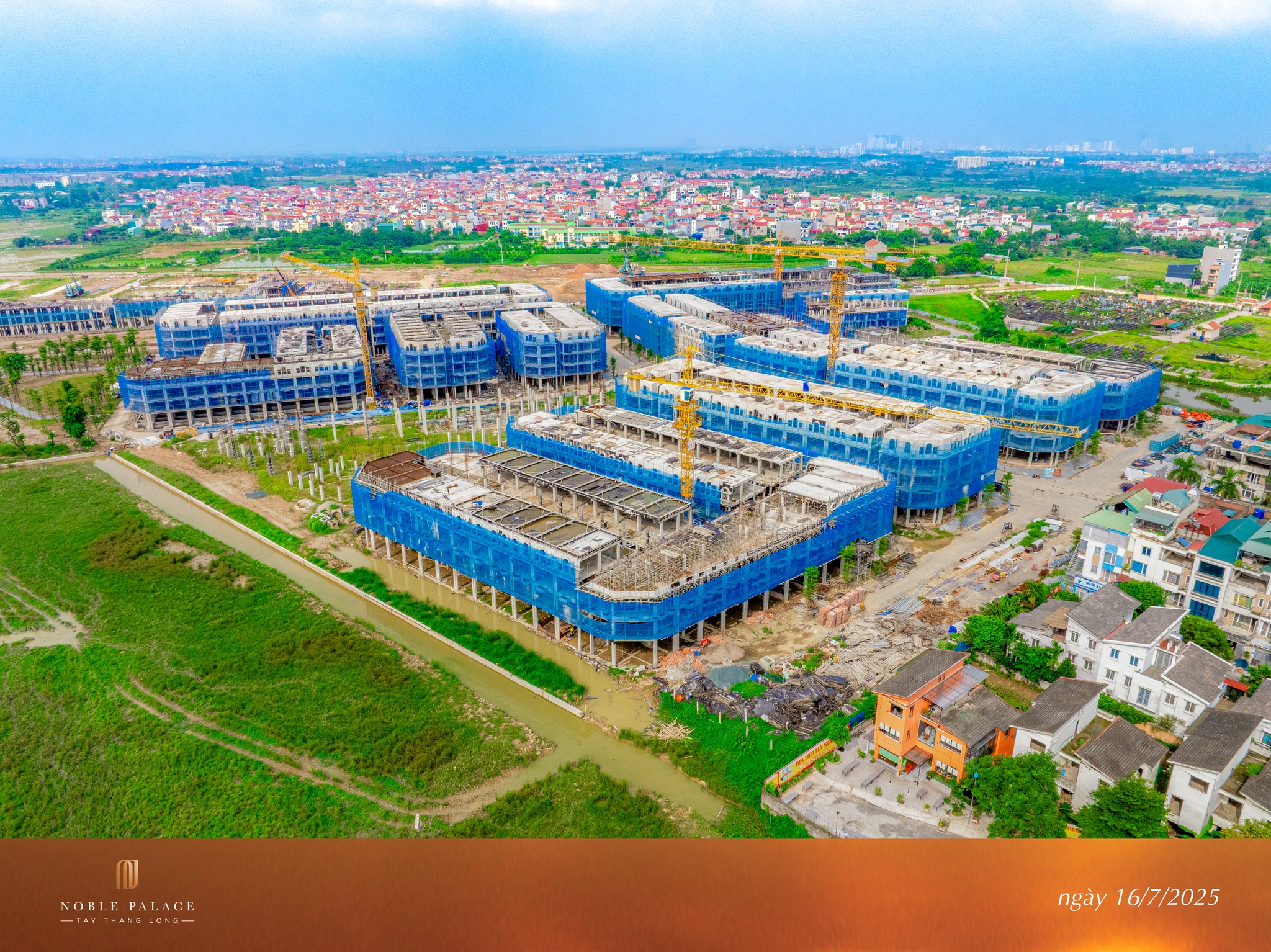 CẬP NHẬT TIẾN ĐỘ DỰ ÁN NOBLE PALACE TAY THANG LONG TUẦN 3 THÁNG 7/2025