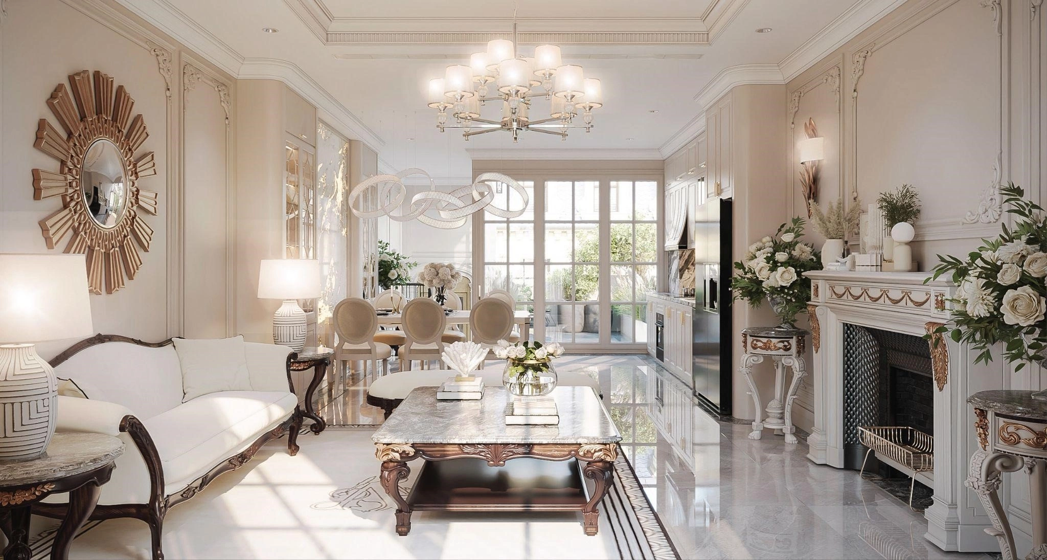 Sunshine Group livestream đặt giá nhà phố 75 m2